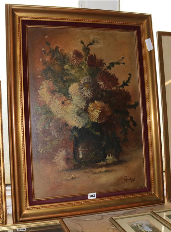 Still life oil, signed